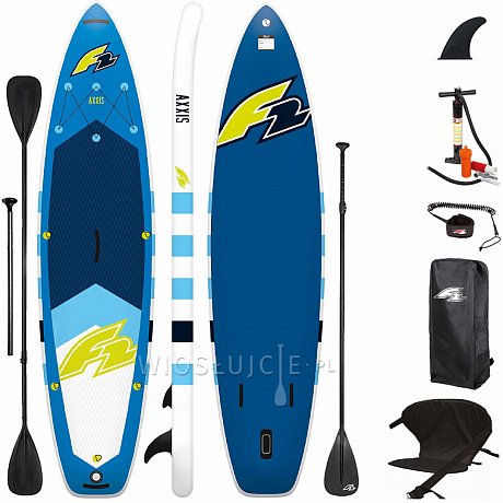 Deska SUP F2 AXXIS 12'2 BLUE z wiosłem - pompowany paddleboard