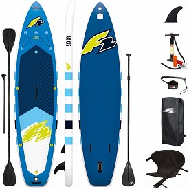 Deska SUP F2 AXXIS 12'2 BLUE z wiosłem - pompowany paddleboard