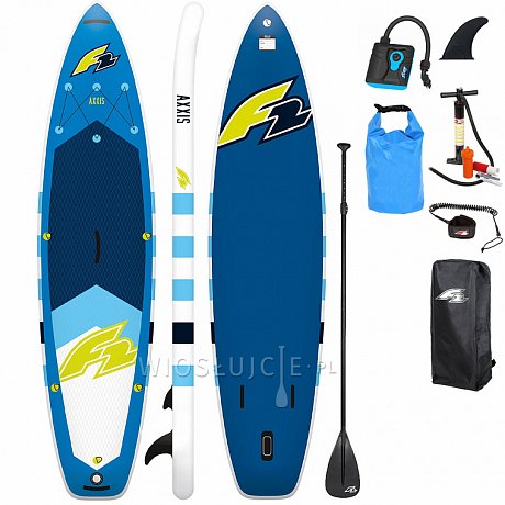 Deska SUP F2 AXXIS 12'2 BLUE z wiosłem - pompowany paddleboard