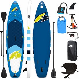 Deska SUP F2 AXXIS 12'2 BLUE z wiosłem - pompowany paddleboard
