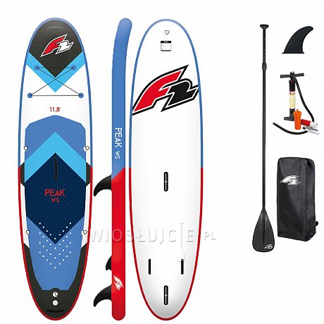 Deska SUP F2 PEAK WINDSUP 11'8 BLUE - pompowany paddleboard