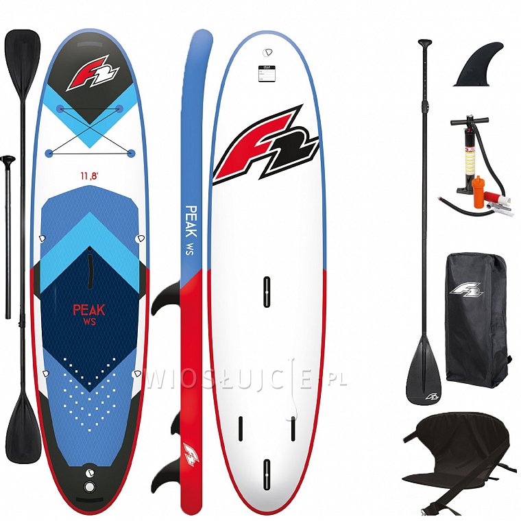Paddleboard F2 PEAK WINDSURF 11'8 BLUE - nafukovací paddleboard a windsurfing