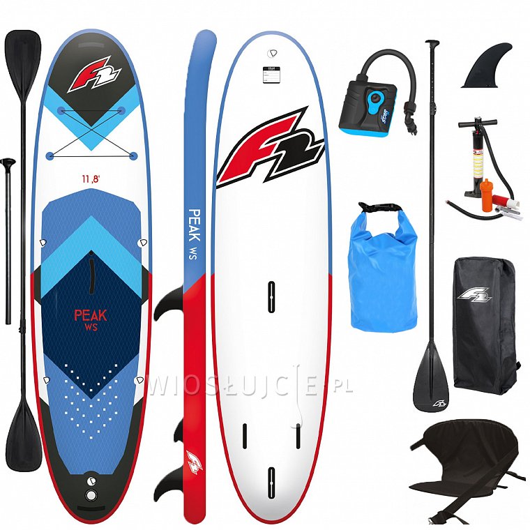 Paddleboard F2 PEAK WINDSURF 11'8 BLUE - nafukovací paddleboard a windsurfing