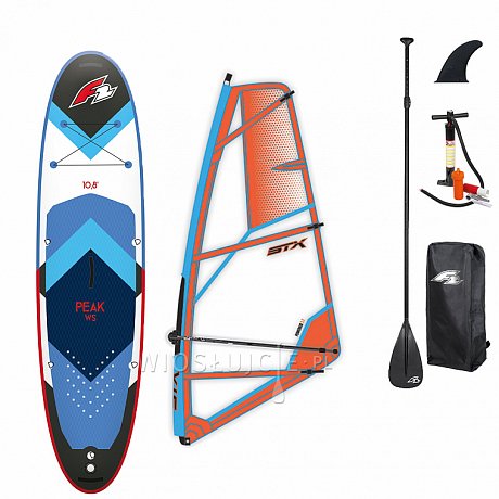 Zestaw WindSUP F2 PEAK WINDSURF 10'8 BLUE + pędnik STX PowerKid - pompowany paddleboard