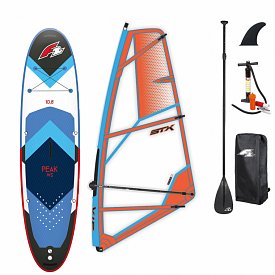 Zestaw WindSUP F2 PEAK WINDSURF 10'8 BLUE + pędnik STX PowerKid - pompowany paddleboard