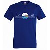 T-shirt bawełniany męski PADDLEFASHION.COM BLUE