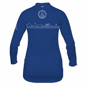 Koszulka damska lycra PADDLEBOARDING BLUE - długi rękaw