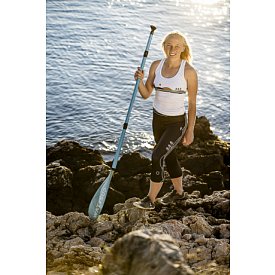 Top elastyczny, damski z lycry PADDLEBOARDING WHITE