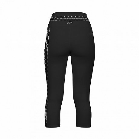 Legginsy damskie 3/4 PADDLEBOARDING BLACK