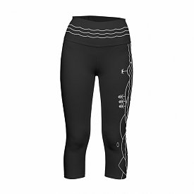 Legginsy damskie 3/4 PADDLEBOARDING BLACK