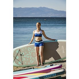 Spodenki damskie elastyczne PADDLEBOARDING BLUE