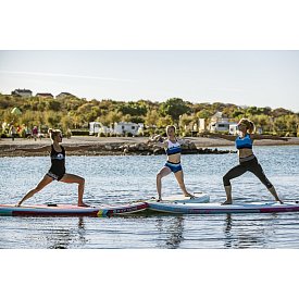 Spodenki damskie elastyczne PADDLEBOARDING BLUE