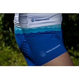 Spodenki damskie elastyczne PADDLEBOARDING BLUE