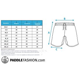 Spodenki damskie PADDLEBOARDING WHITE - luźny krój