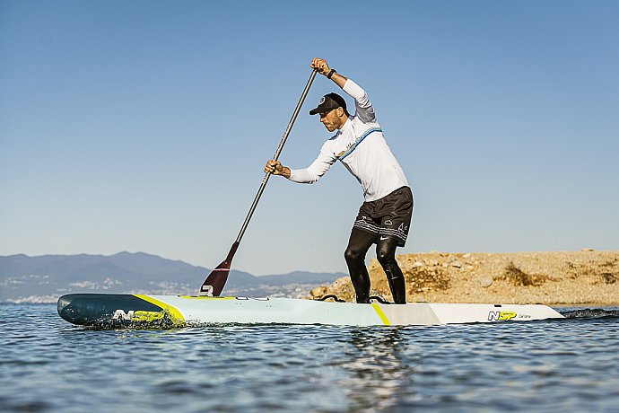 Spodenki męskie PADDLEBOARDING BLACK - luźny krój