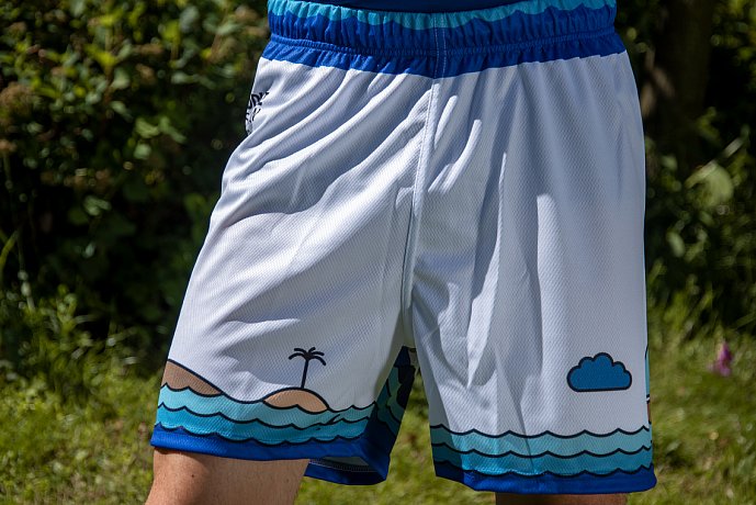 Spodenki męskie PADDLEBOARDING WHITE - luźny krój