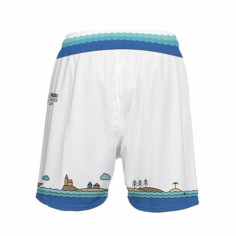 Spodenki męskie PADDLEBOARDING WHITE - luźny krój