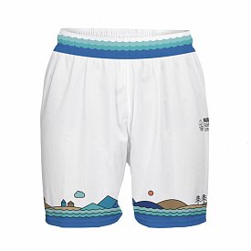 Spodenki męskie PADDLEBOARDING WHITE - luźny krój
