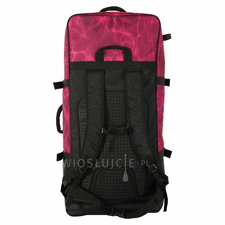 Plecak transportowy AQUA MARINA PREMIUM 90l RASPBERRY na kółkach