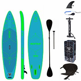 Deska SUP WATTSUP BREAM 10’6 COMBO z wiosłem - pompowana, touringowa deska SUP