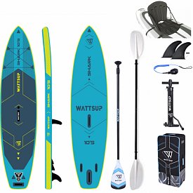 Deska WindSUP WATTSUP  MAKO 10'5'' z wiosłem - pompowana, touringowa deska SUP