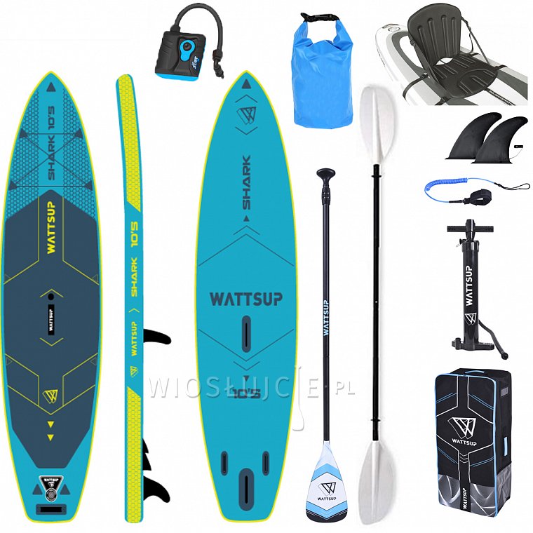 Paddleboard WATTSUP  MAKO 10'5'' WINDSUP - nafukovací paddleboard s pádlem