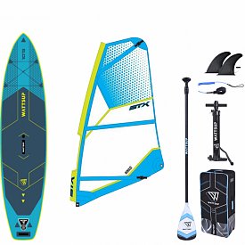 Zestaw windsurfingowy WATTSUP  MAKO 10'5'' WINDSUP - pompowany SUP z wiosłem i pędnikiem STX