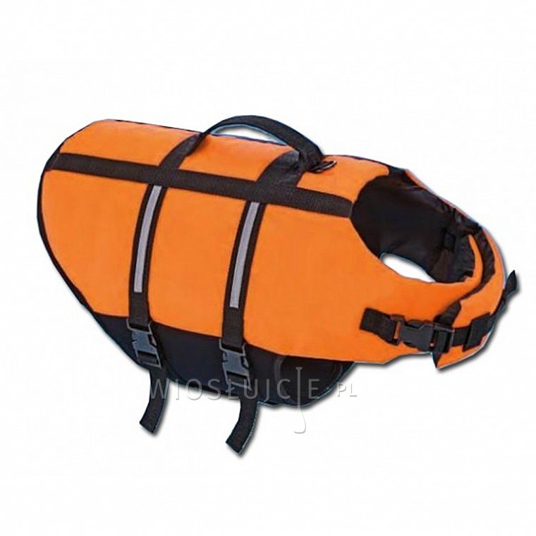Nobby Elen záchranná plovací vesta pro psa neon oranžová