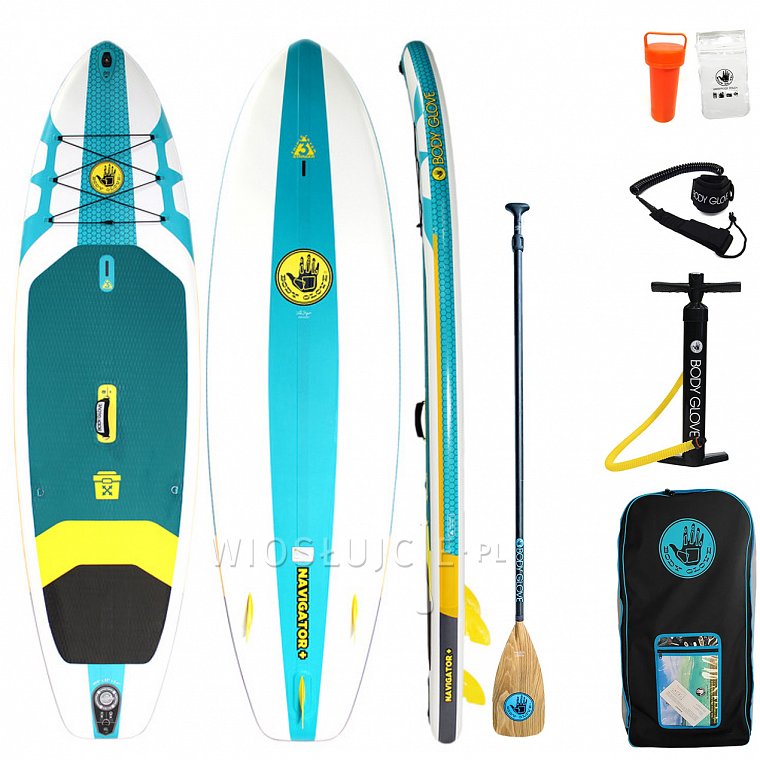 Deska SUP BODY GLOVE Navigator+ 11'0 z wiosłem - pompowany paddleboard