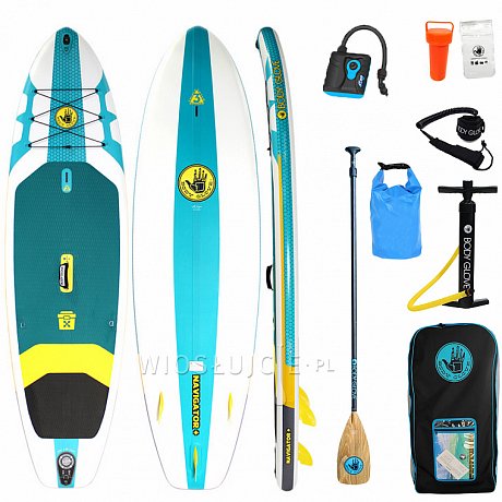 Deska SUP BODY GLOVE Navigator+ 11'0 z wiosłem - pompowany paddleboard