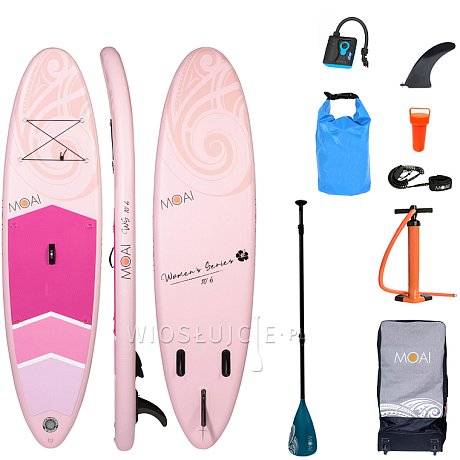 Deska SUP MOAI ALLROUND 10'6 Women's Series - pompowany paddleboard