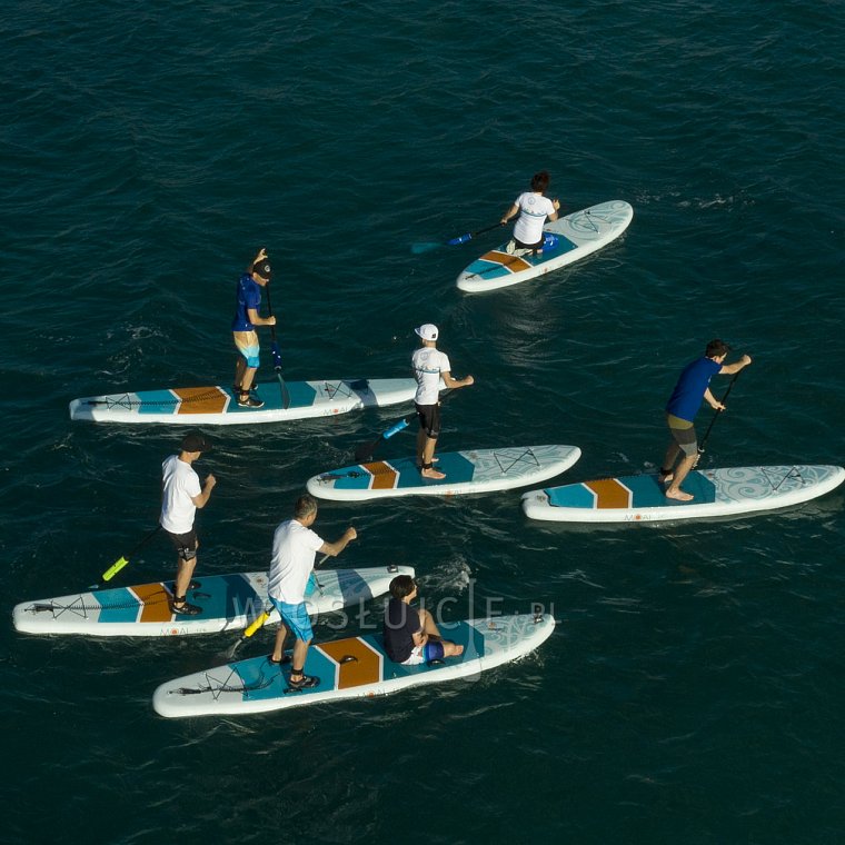 Deska SUP MOAI ALL-ROUND 11'0 z wiosłem - pompowany paddleboard