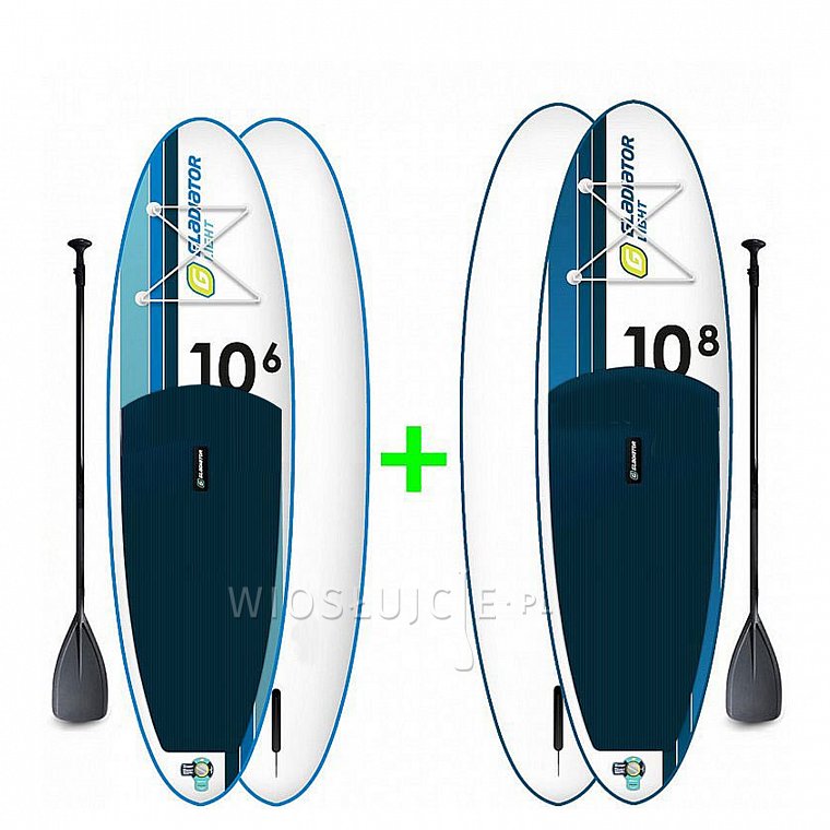 GLADIATOR LIGHT 10'6, 10'8 - Rodinná sada nafukovacích paddleboardů model 2021