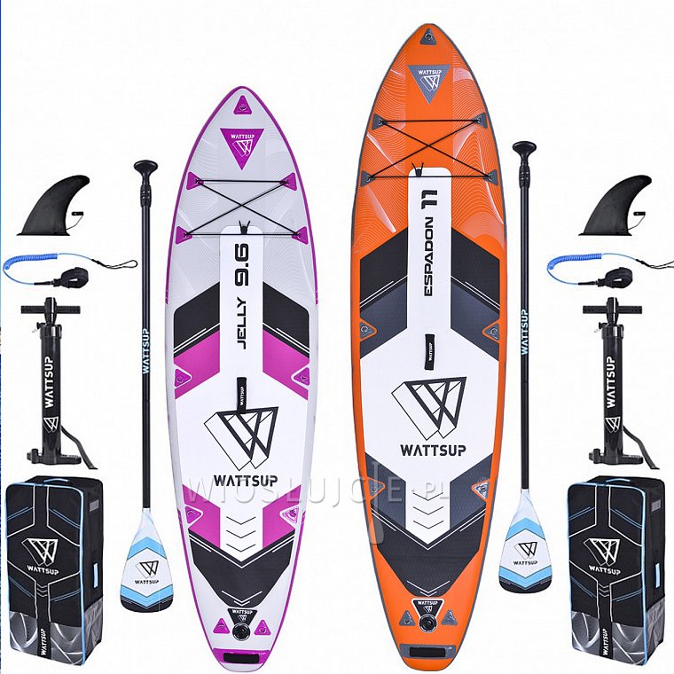 WATTSUP ESPADON 11', JELLY 9'6 - Rodinná sada nafukovacích paddleboardů