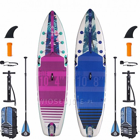 Zestaw SUP dla Dwojga SKIFFO LUI 10'8 + SKIFFO ELLE 10'4 - 2 pompowane deski SUP