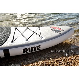 Deska SUP F2 RIDE 10'5 RED z wiosłem - pompowany paddleboard i opcja na windsurfing