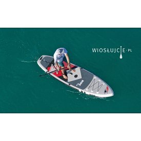 Deska SUP F2 RIDE 10'5 RED z wiosłem - pompowany paddleboard i opcja na windsurfing