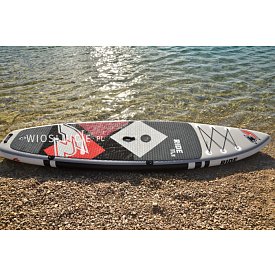 Deska SUP F2 RIDE 11'5 RED z wiosłem - pompowany paddleboard i opcja na windsurfing