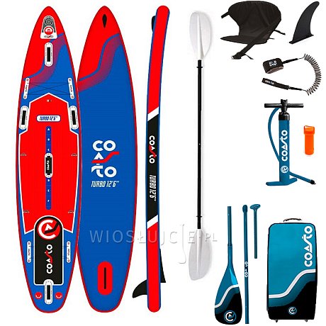 Deska SUP COASTO TURBO 12'6 - pompowany paddleboard