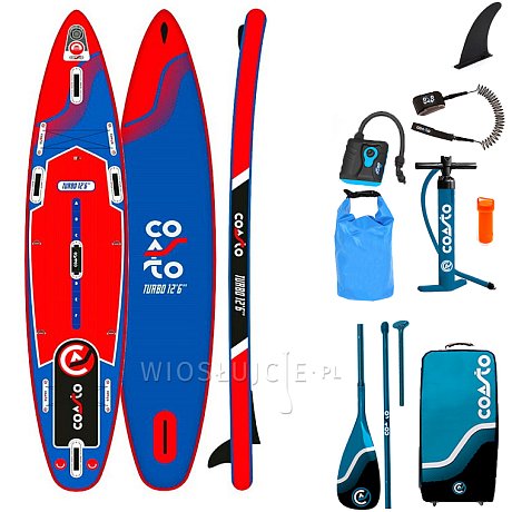 Deska SUP COASTO TURBO 12'6 - pompowany paddleboard