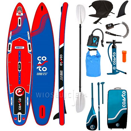 Deska SUP COASTO TURBO 12'6 - pompowany paddleboard