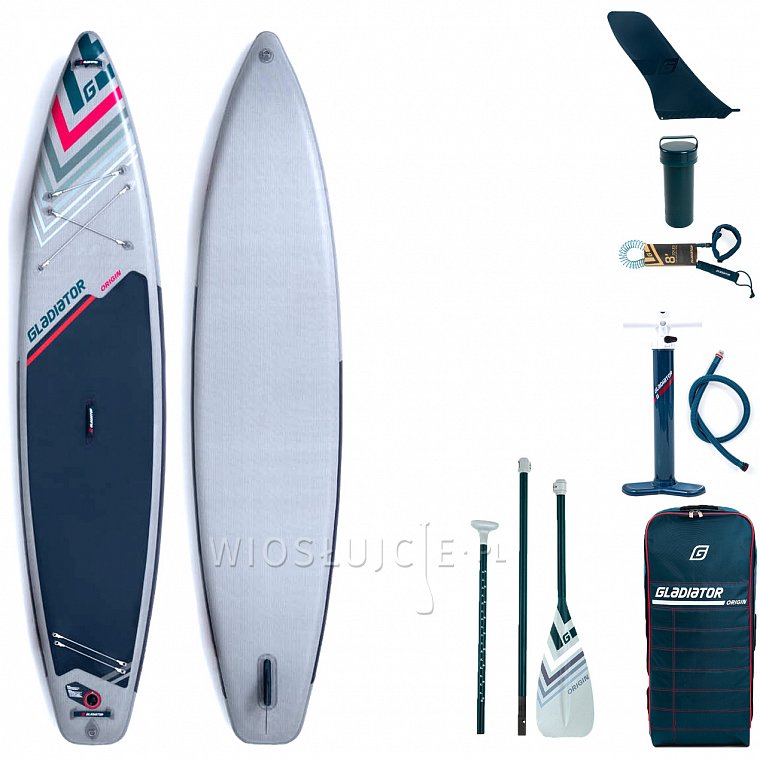 Deska SUP GLADIATOR ORIGIN 12'6 sport z wiosłem - pompowany paddleboard