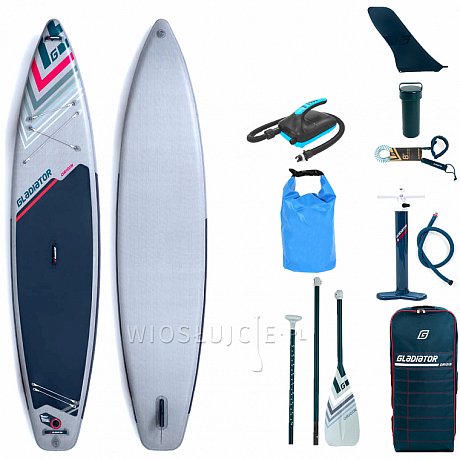 Deska SUP GLADIATOR ORIGIN 12'6 Sport z wiosłem - pompowany paddleboard S22/S23 (594076)