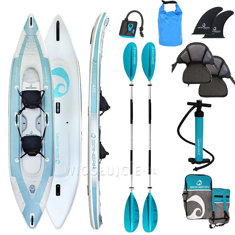 Pompowany kajak SPINERA ADRIATIC 430 Light dwuosobowy