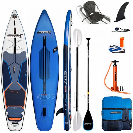 Deska SUP STX Tourer 12'6/32 2022 z wiosłem laminatowym - pompowany paddleboard