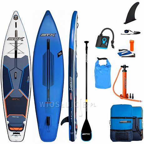 Deska SUP STX Tourer 12'6/32 2022 z wiosłem laminatowym - pompowany paddleboard