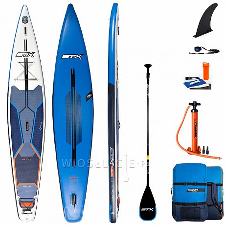 Deska SUP STX RACE 14'0 x 30' 2022 z wiosłem laminatowym - pompowany paddleboard