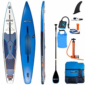 Deska SUP STX RACE 14'0 x 30' 2022 z wiosłem laminatowym - pompowany paddleboard