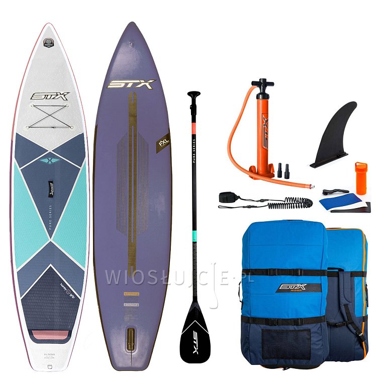 Deska SUP STX PURE Cruiser 10'4 x 31 NAVY/ ROSE z wiosłem laminatowym