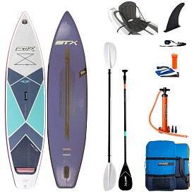 Deska SUP STX PURE Cruiser 10'4 x 31 NAVY/ ROSE z wiosłem laminatowym